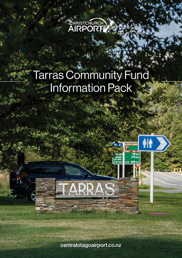 Tarras Community Fund Info Pack